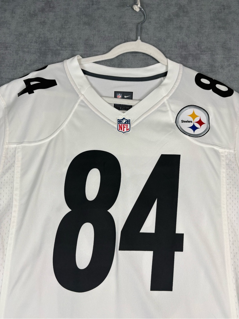 Nike Pittsburgh Steelers Antonio Brown #84 NFL On Field Jersey XL White - Picture 3 of 16
